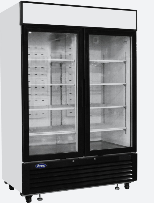 Double door showcase-refrigeratorMCF8716